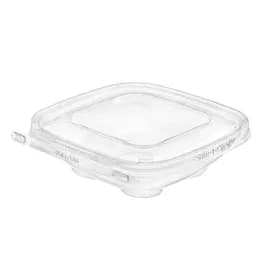 Safe-T-Chef® Deli Container Hinged 12 OZ PP Clear Square Microwave Safe Tamper-Evident Tamper-Resistant 264/Case