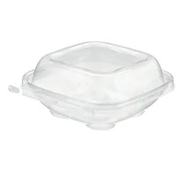Safe-T-Chef® Deli Container Hinged 12 OZ PP Square Microwave Safe Tamper-Evident Tamper-Resistant 264/Case