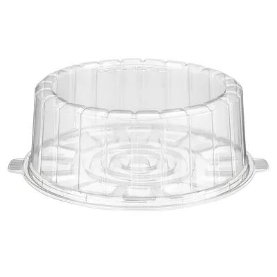 Essentials Cake Container & Lid Combo 8 IN RPET Clear Round Single-Layer 100/Case