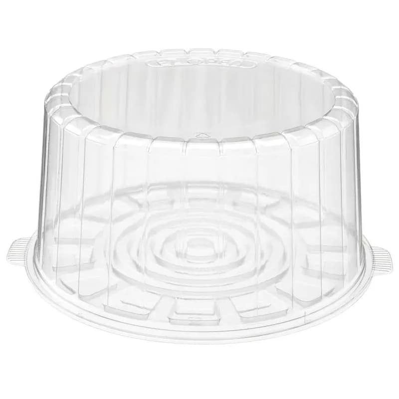 Essentials Cake Container & Lid Combo 11X12.4375X5.75 IN RPET Clear Round Double-Layer 50/Case