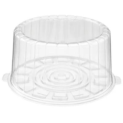Essentials Cake Container & Lid Combo 9 IN RPET Clear Round Double-Layer 50/Case
