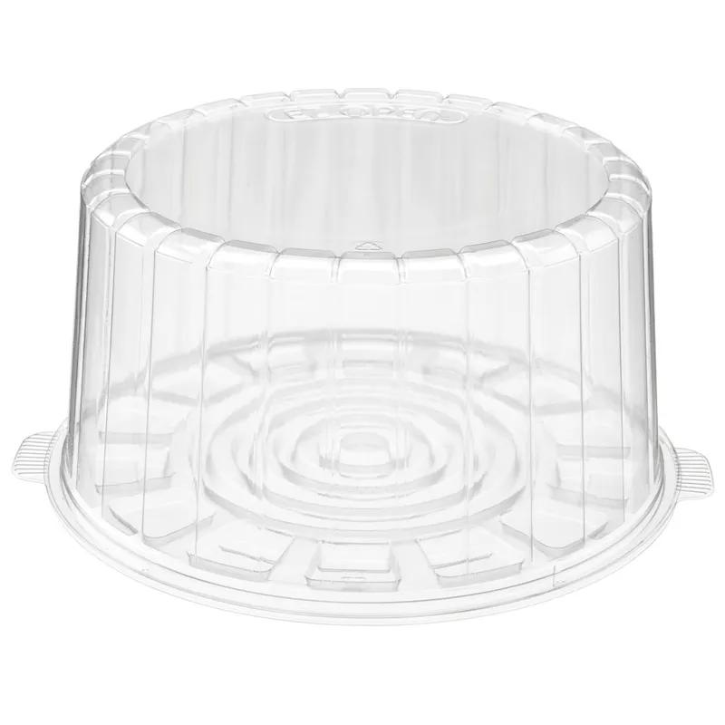 Essentials Cake Container & Lid Combo 9 IN RPET Clear Round Double-Layer 50/Case
