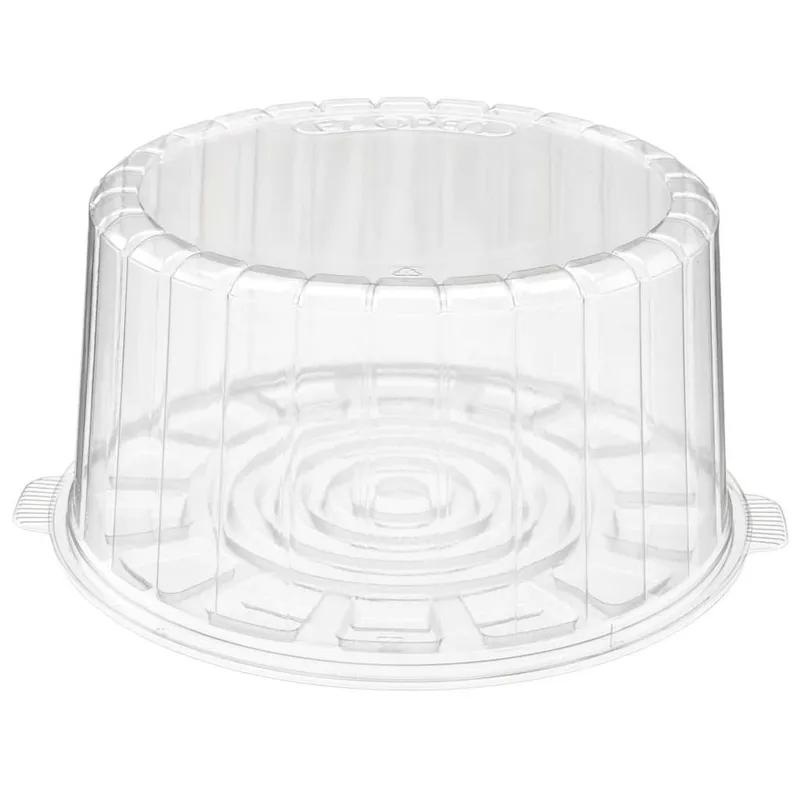 Essentials Cake Container & Lid Combo 9 IN RPET Clear Round Double-Layer 50/Case