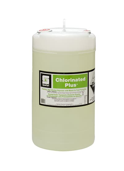 Chlorinated Plus® Unscented Degreaser 15 GAL Multi Surface Heavy Duty Alkaline Concentrate 1/Pail