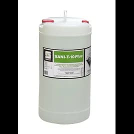 Sani-T-10 Plus® Unscented Food Service Sanitizer 15 GAL Multi Surface Neutral RTU Quat 1/Pail