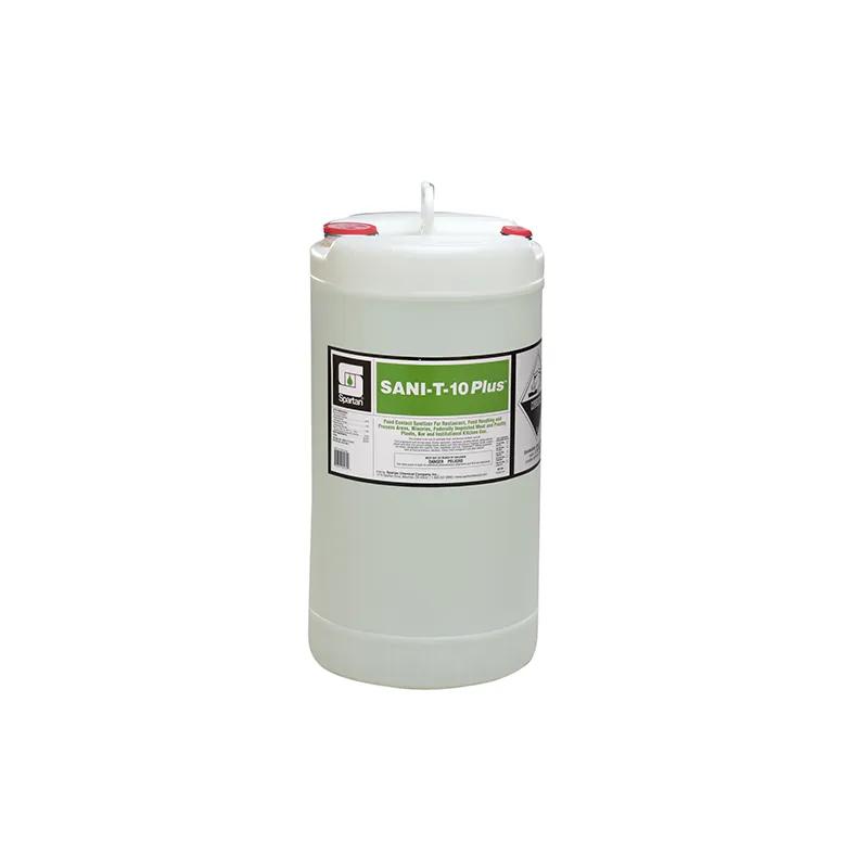 Sani-T-10 Plus® Unscented Food Service Sanitizer 15 GAL Multi Surface Neutral RTU Quat 1/Pail