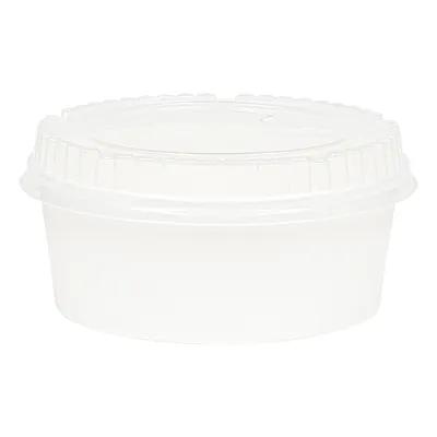 Bucket & Tub Base 54 OZ SBS Paperboard White Round Short 165/Case