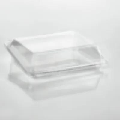 Fresh N' Sealed® Pinwheel Wrap Take-Out Container Hinged 6.75X5.73X1.69 IN PET Clear Square 6-Piece 272/Case