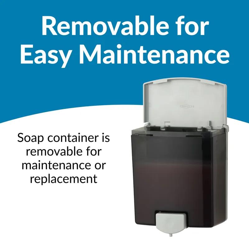 Soap Dispenser Black Gray 1/Each