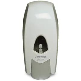 Clario® Hand Sanitizer & Soap Dispenser White Plastic Manual Wall Mount Universal 1/Each