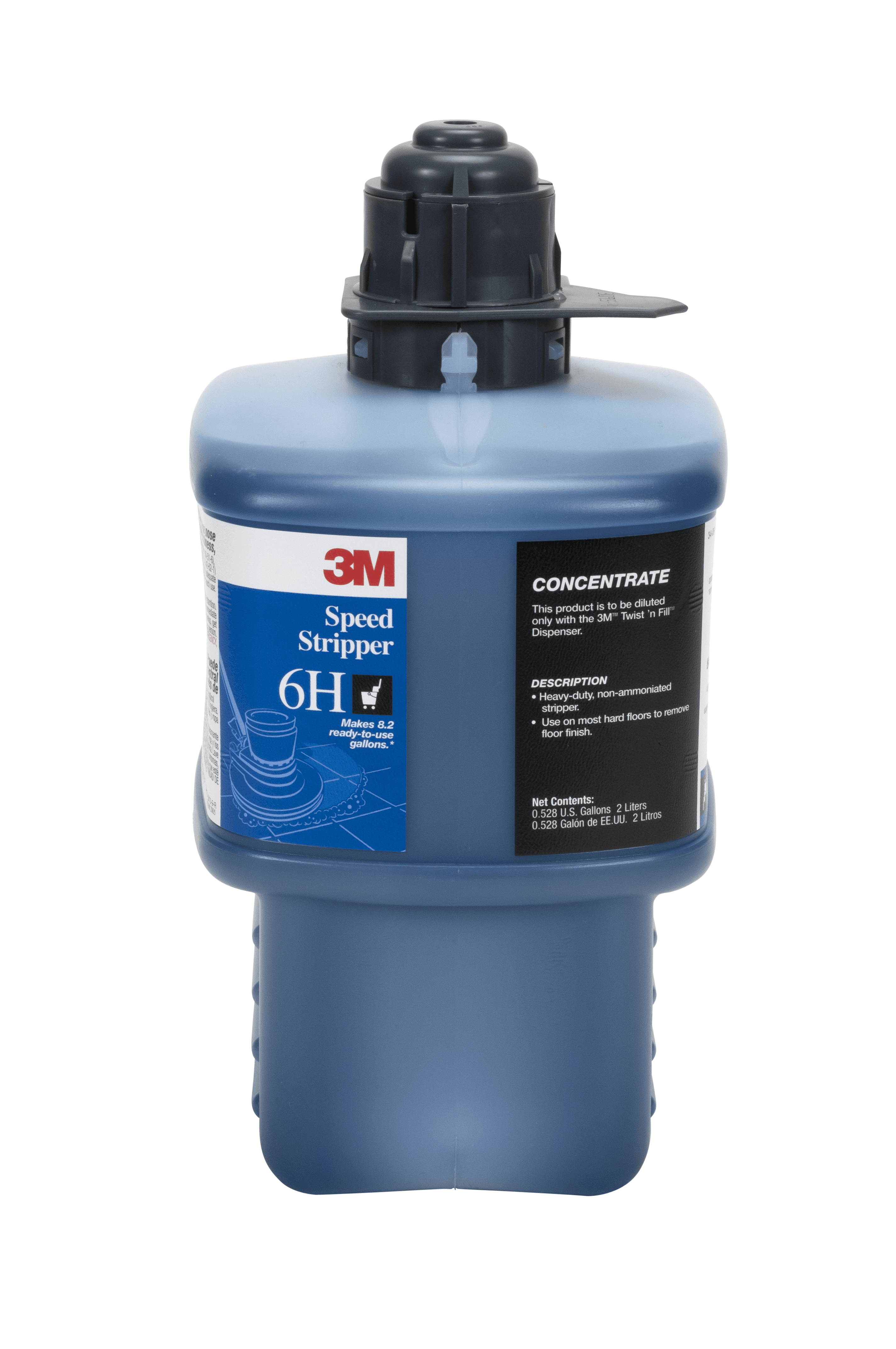 3M™ 6H Floor Stripper 2 L Floor Liquid Concentrate 6/Case