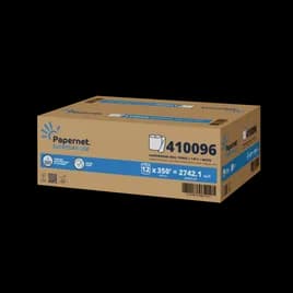 Papernet Everyday Use Roll Paper Towel White 350 Sheets/Roll 12 Rolls/Case 4200 Sheets/Case