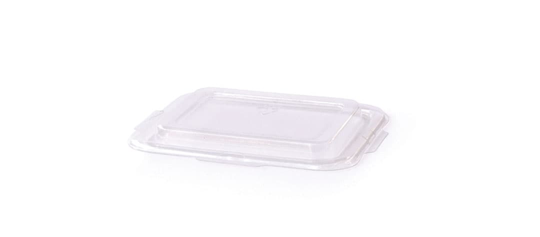 Lid 6X7 IN PET Rectangle For Tray 500/Case