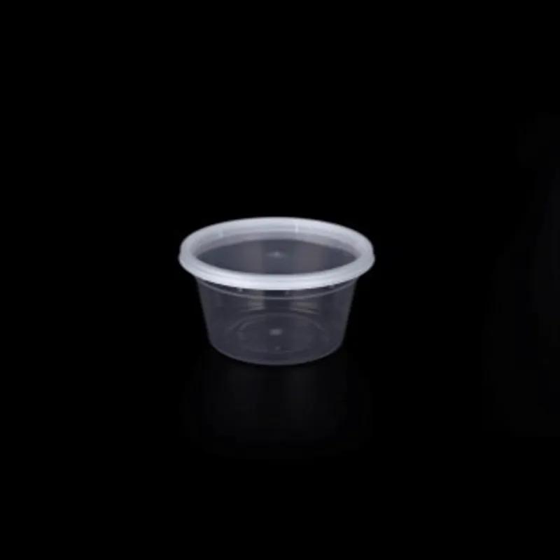 Deli Container Base & Lid Combo 8 OZ Plastic Round 240/Case