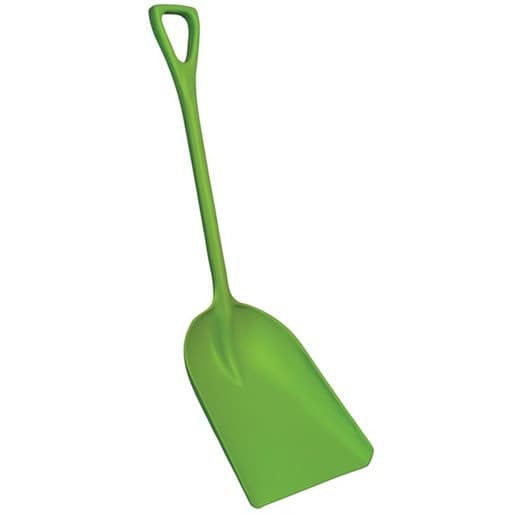 Vikan® Shovel 42.5X13.7X6.6 IN Lime Green PP 14IN Blade 1/Each