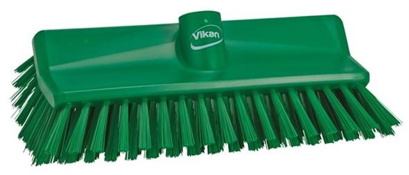 Vikan® Broom 10.4X5.9X3.9 IN Green PP Polyester Stainless Steel 1/Each