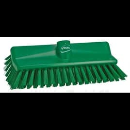 Vikan® Broom 10.4X5.9X3.9 IN Green PP Polyester Stainless Steel 1/Each