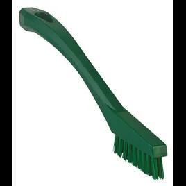 Vikan® General Purpose Detail Brush 8.1X0.8X1.2 IN PP Polyester Stainless Steel Green 1/Each