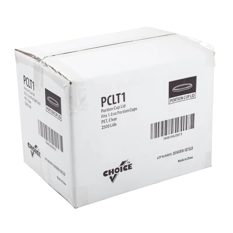 Lid PET Clear For 1 OZ Portion Cup 2500 Count/Pack 1 Packs/Case 2500 Count/Case