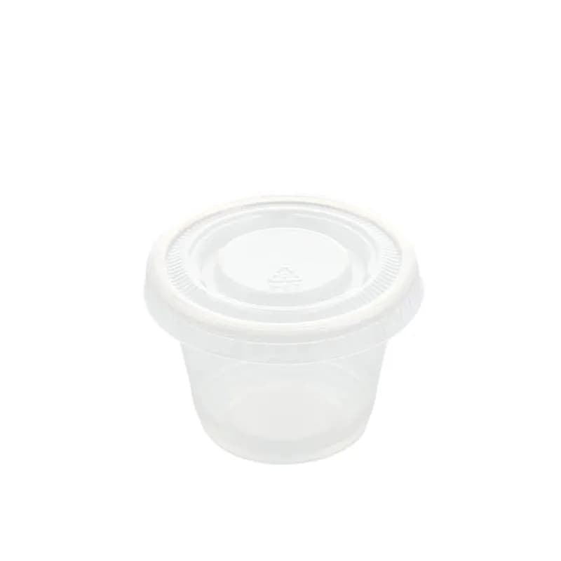 Lid PET Clear For 1 OZ Portion Cup 2500 Count/Pack 1 Packs/Case 2500 Count/Case