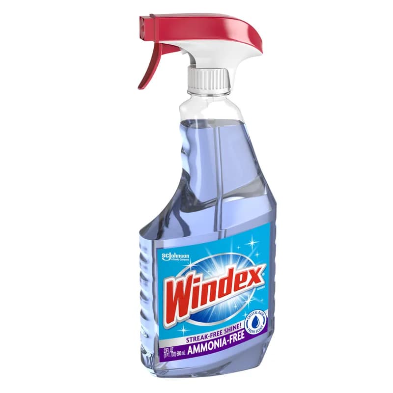 Windex® Crystal Rain® Glass Cleaner 23 OZ Non-Ammoniated 8/Case