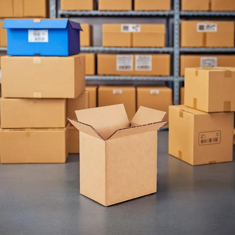 Regular Slotted Container (RSC) 6.4375X4.6875X6.375 IN Kraft Corrugated Cardboard 1/Each