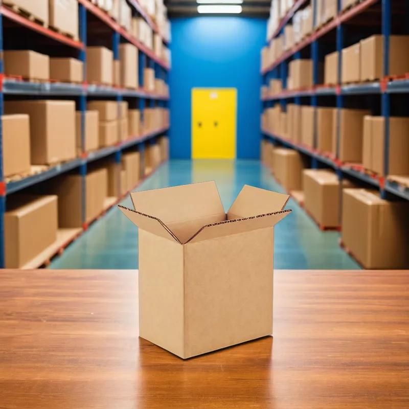 Regular Slotted Container (RSC) 6.4375X4.6875X6.375 IN Kraft Corrugated Cardboard 1/Each