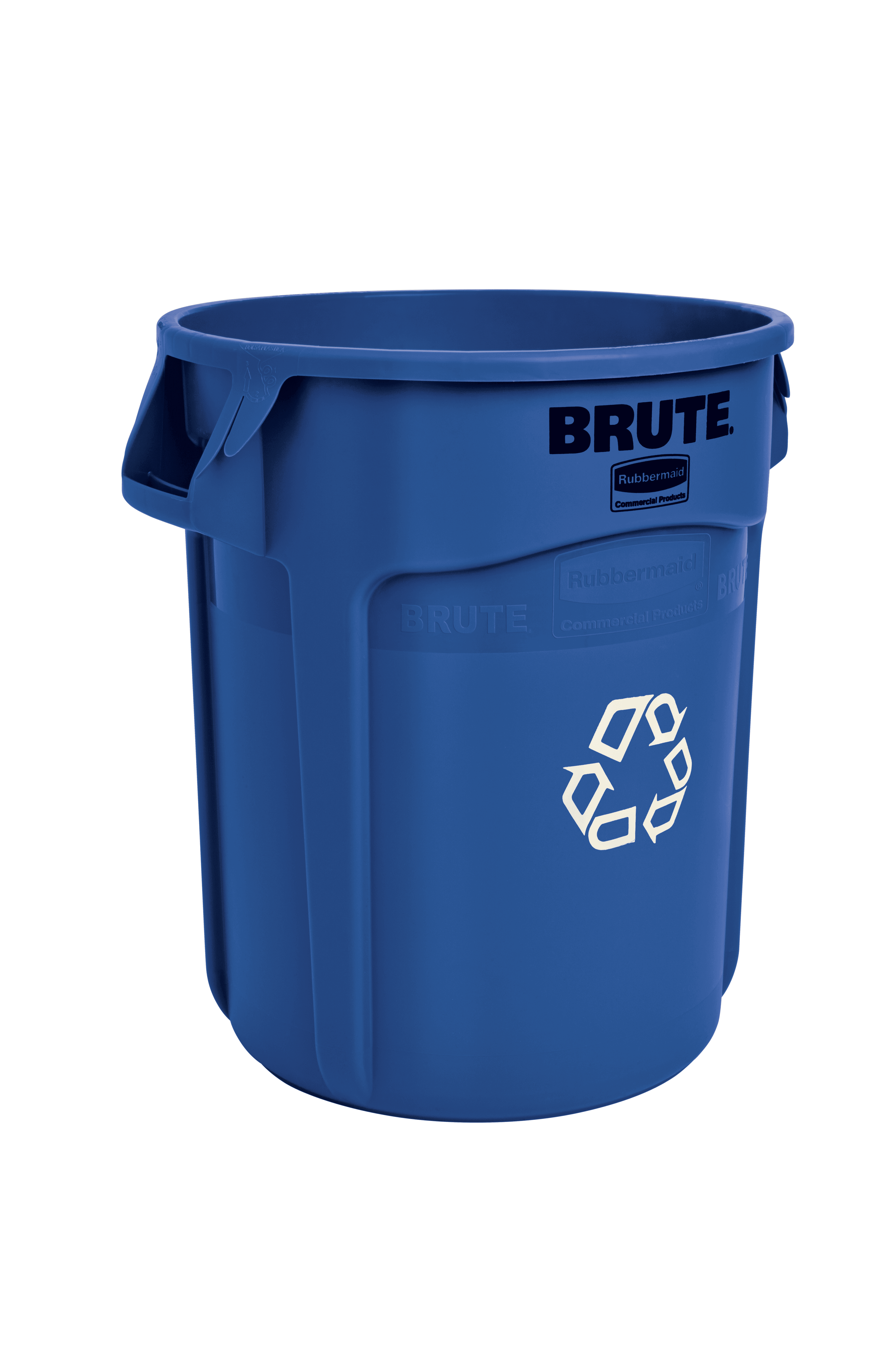 Brute® Recycling Bin 22.34X19.38X22.88 IN 20 GAL Blue Resin Vented 1/Each