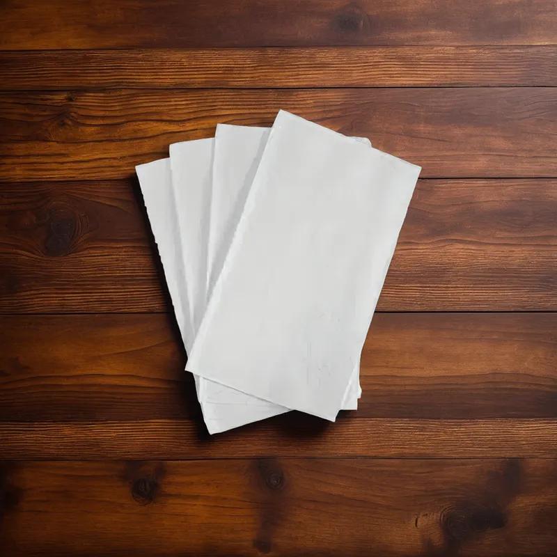 GEN Dinner Napkins 17X15 IN White 2PLY 3000/Case