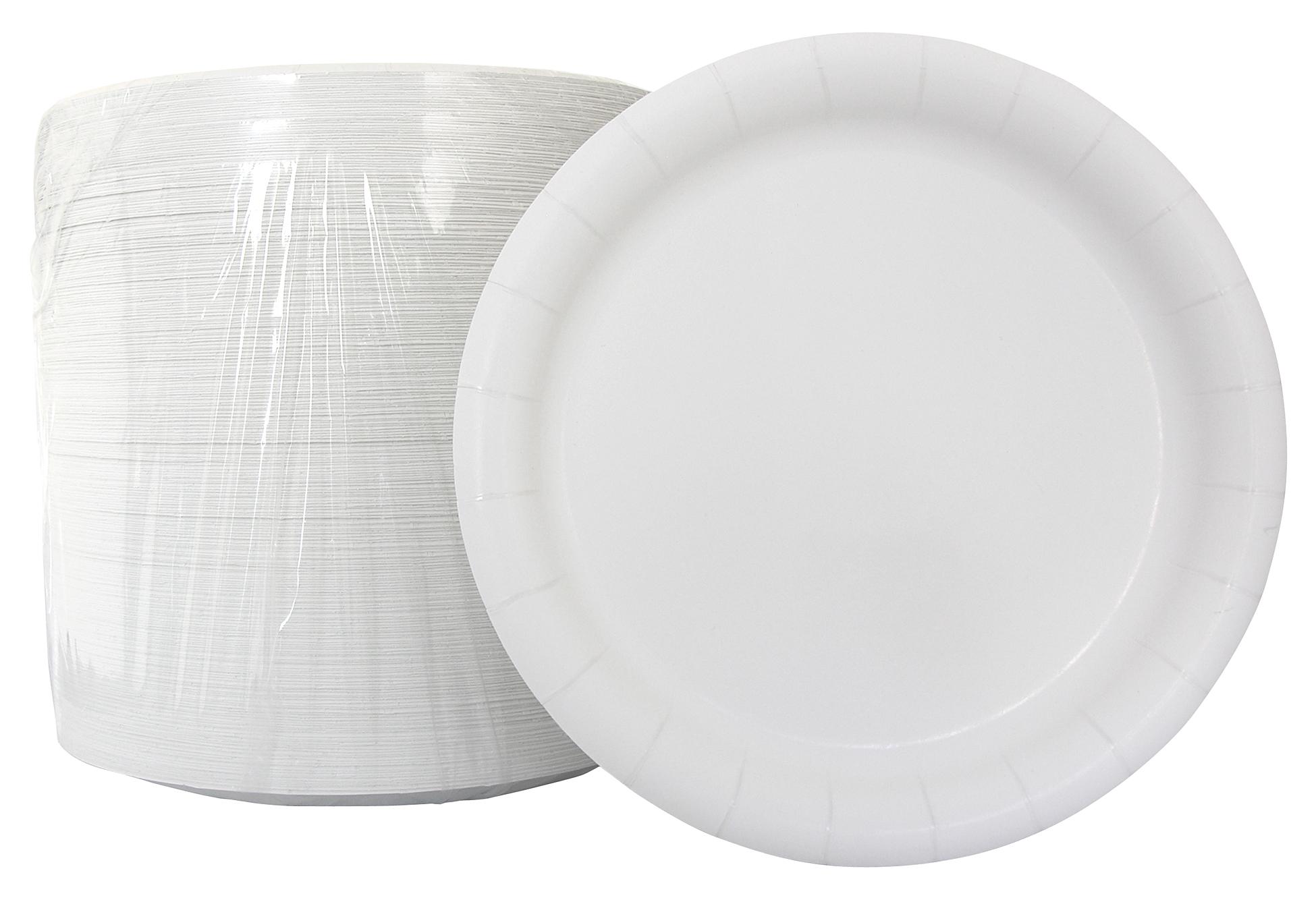 Plate 6.88 IN Paper White Medium Weight Coated 1000/Case