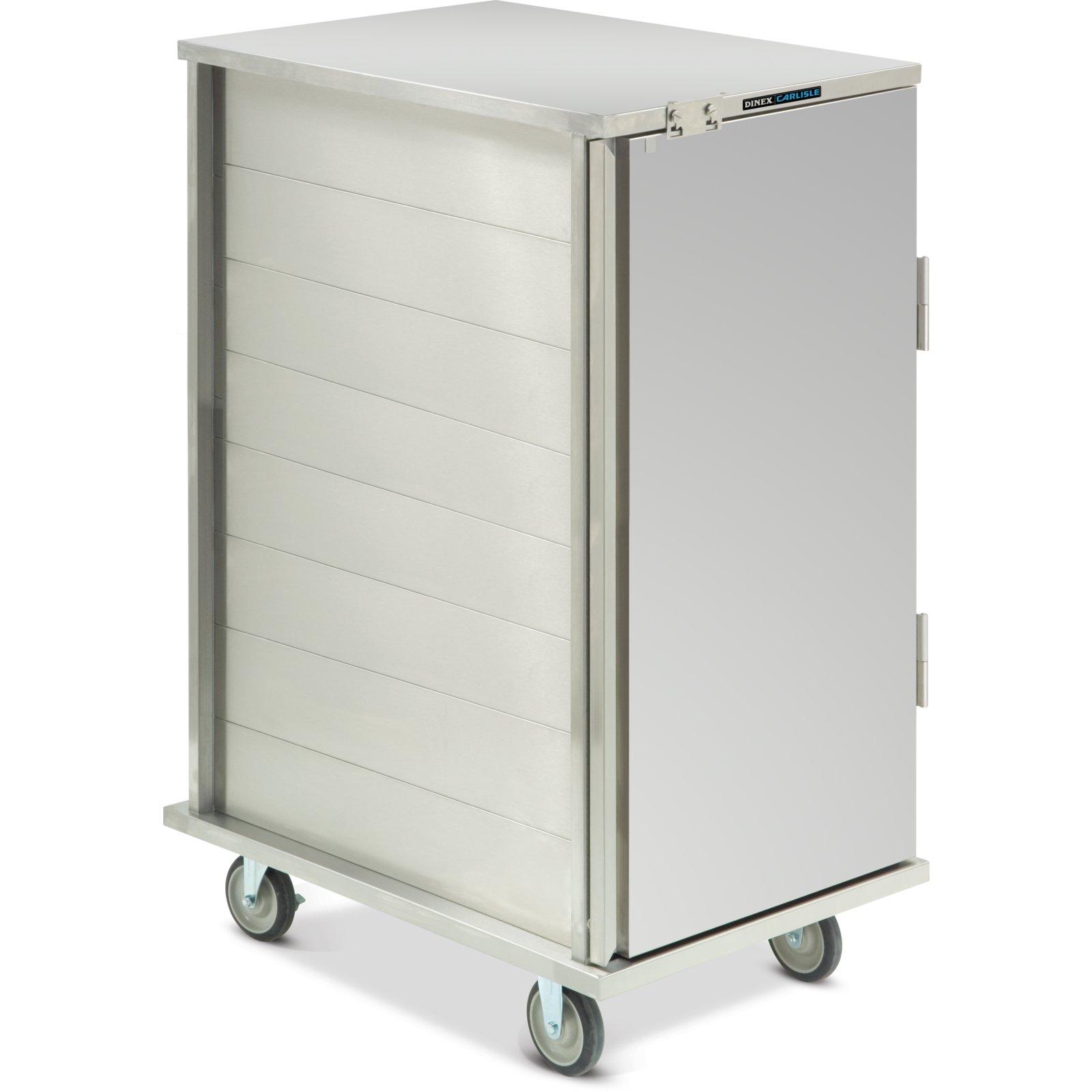Dinex® Tray Delivery Cart 23.75X53.87 IN Stainless Steel Economy With Casters 1/Each