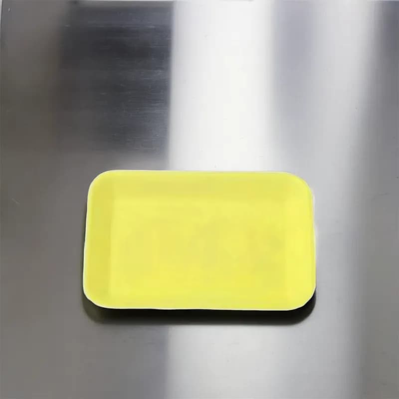 10S Tray 10.5X5.5 IN Foam Yellow 500/Case
