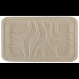 Cafeteria & School Lunch Tray Base 9.125X7.125X0.65 IN Fiber Natural 500/Case