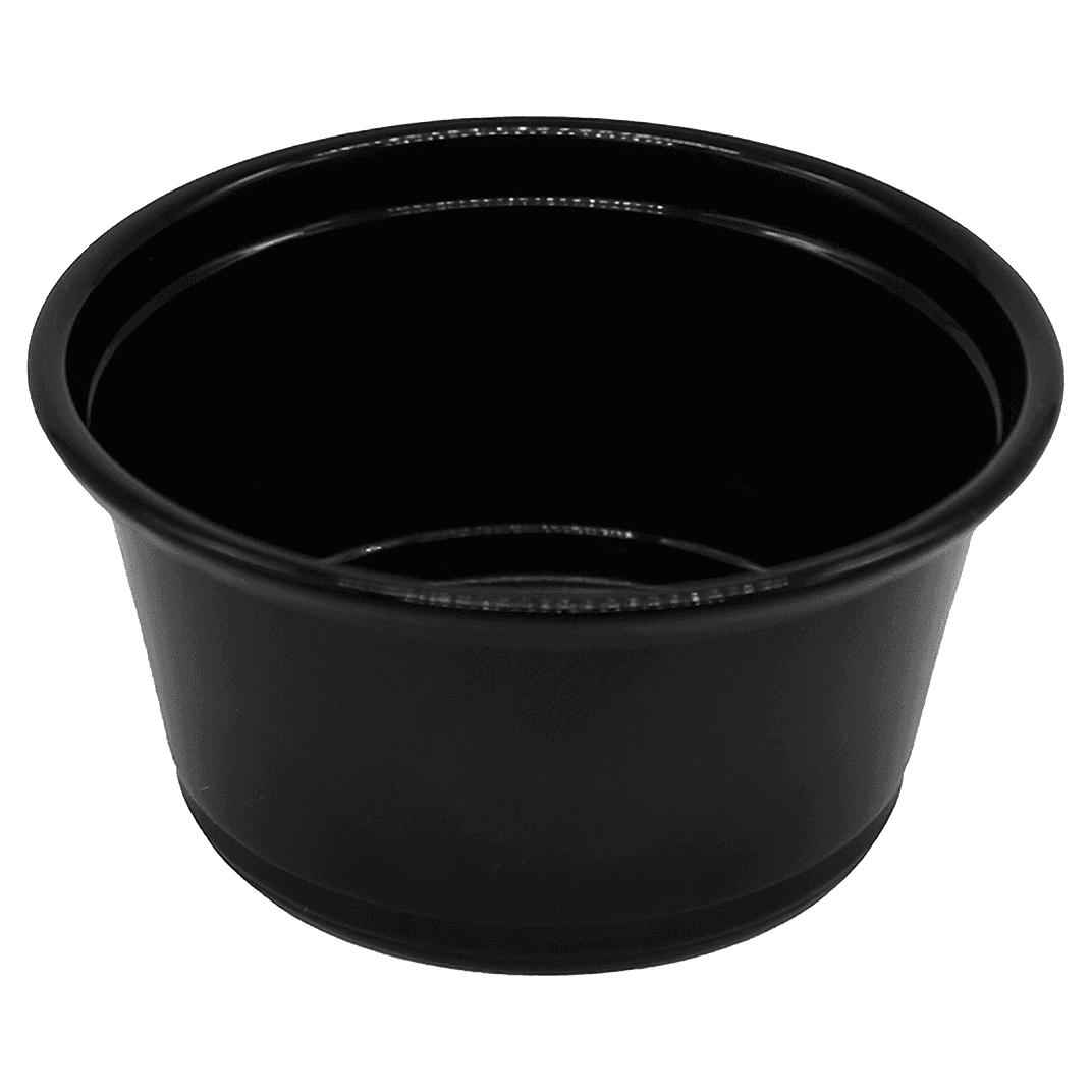Victoria Bay Souffle & Portion Cup 2 OZ PP Black Round 2500/Case