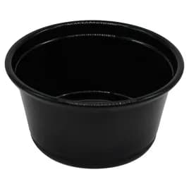 Victoria Bay Souffle & Portion Cup 2 OZ PP Black Round 2500/Case