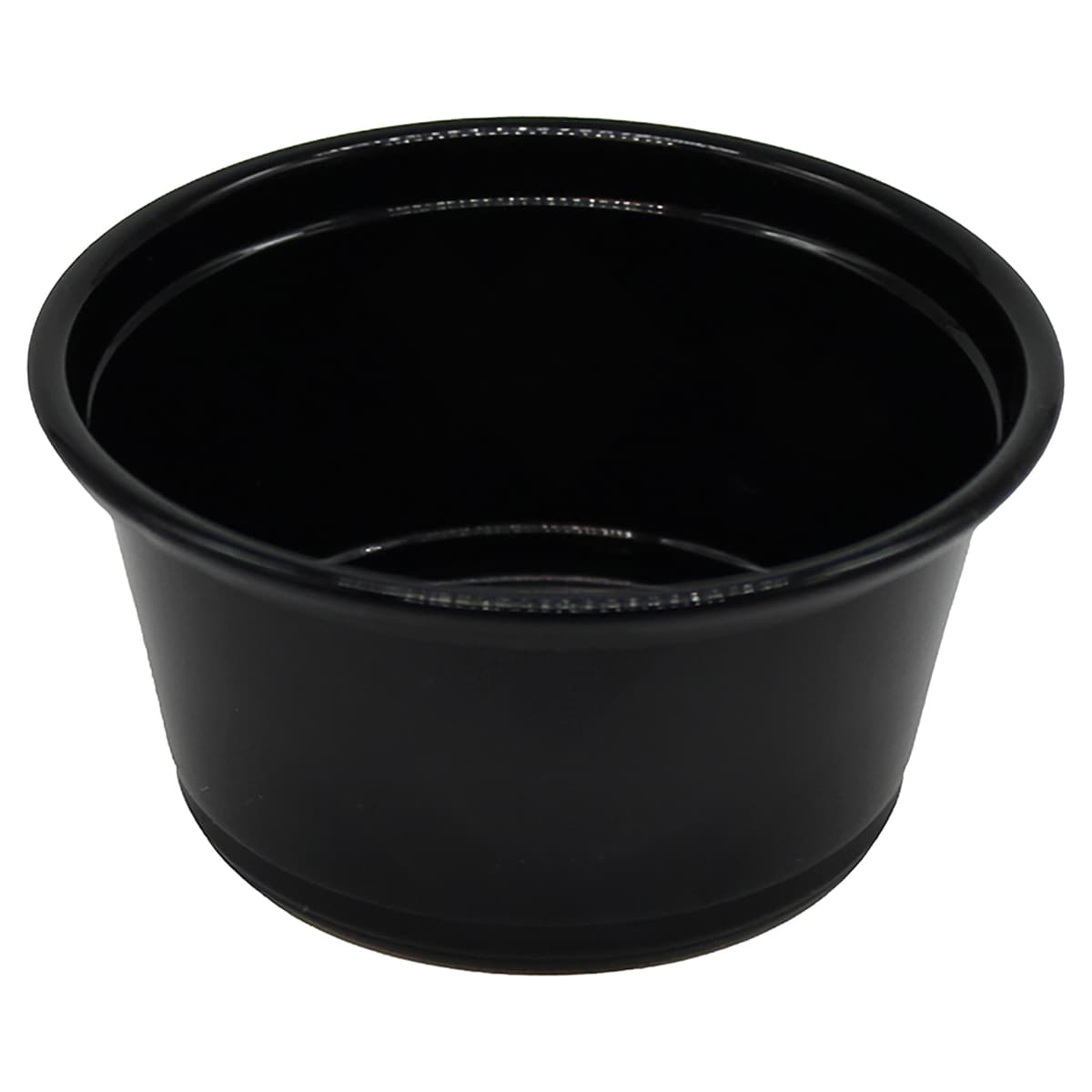 Victoria Bay Souffle & Portion Cup 2 OZ PP Black Round 2500/Case