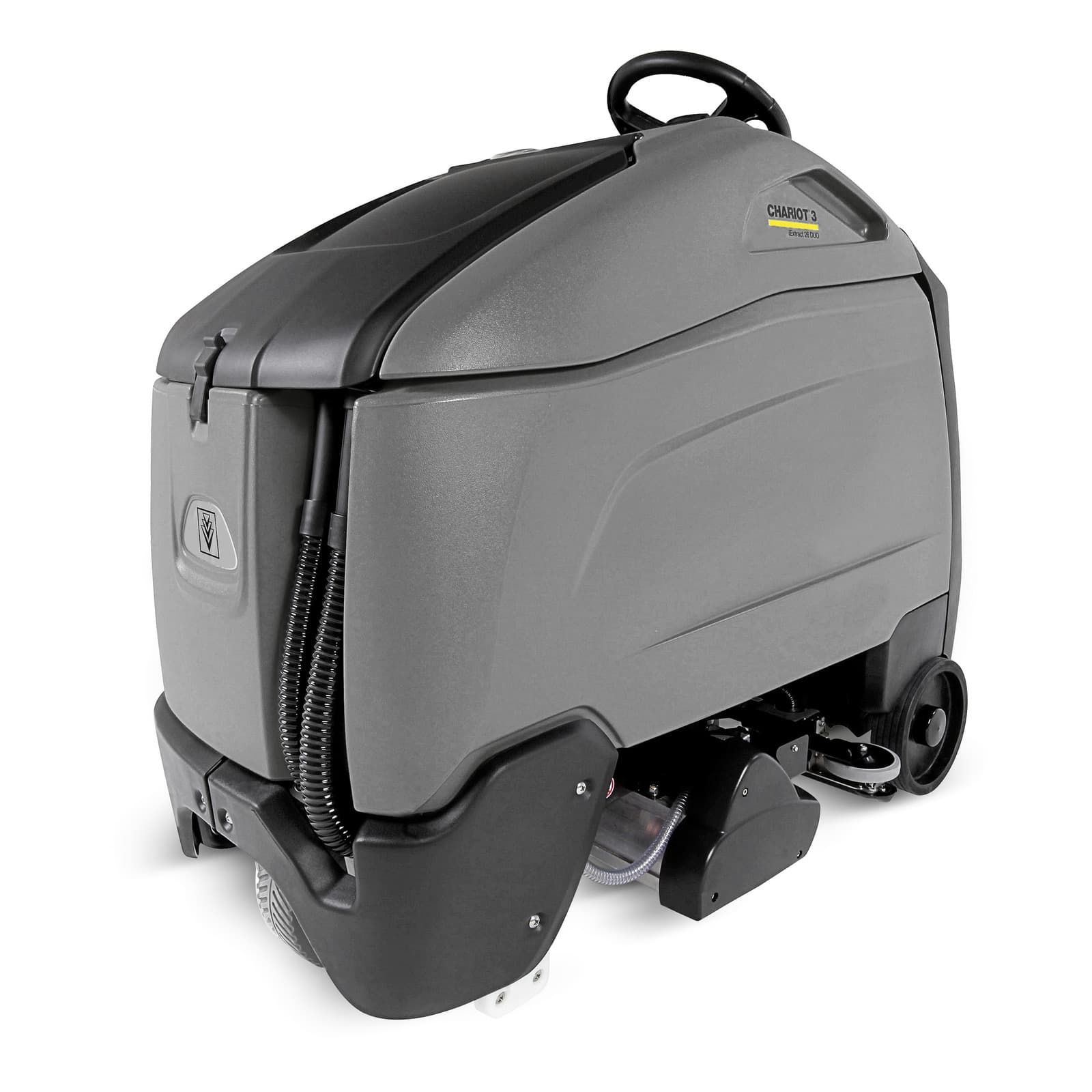 Chariot™ Water Extractor 51.5X26.5X50.75 IN 25 GAL 26IN 36v Stand-On 225 Ah Wet Battery (3) 1/Each