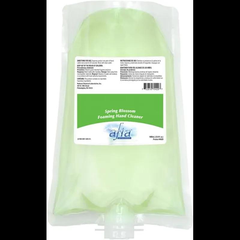 Afia Hand Soap Foam 1000 mL Spring Blossom Green 6/Case