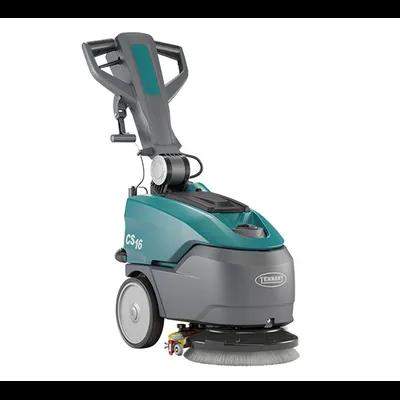 Tennant CS16 Commercial Use Floor Scrubber 37.4X17.7X47.2 IN 4.4 GAL 13.8IN Teal 24v With 13.8IN Head 1/Each