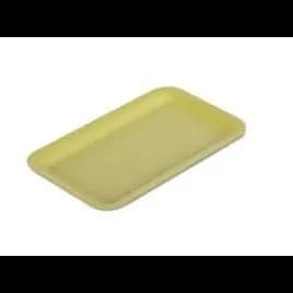 17S Meat Tray 8.25X4.75X0.5 IN 1 Compartment Polystyrene Foam Shallow Yellow Rectangle 500/Case