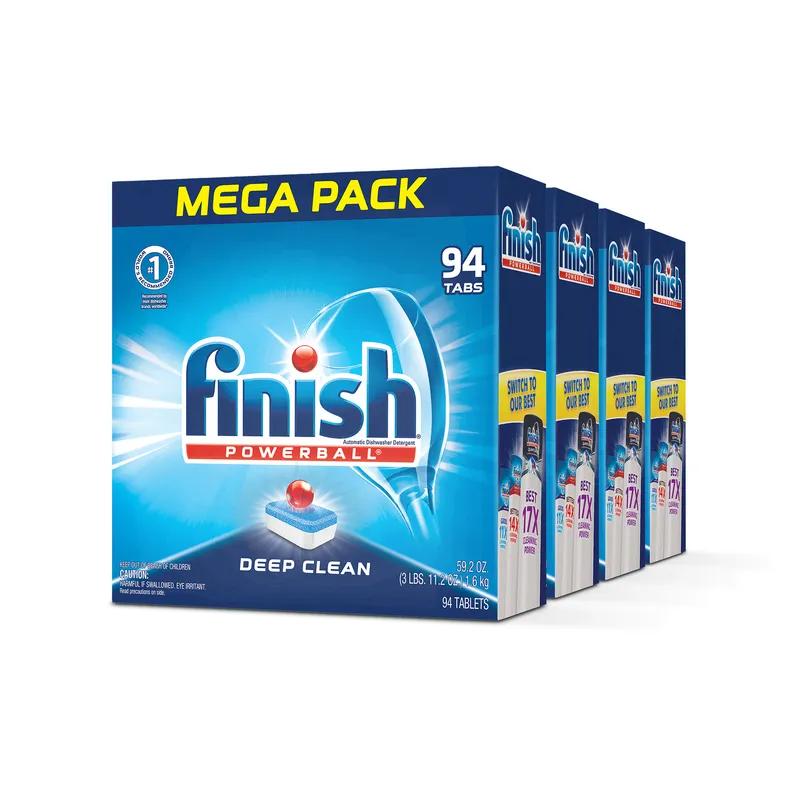 Finish Powerball Fresh Scent Dishmachine Detergent Tablet 376/Case
