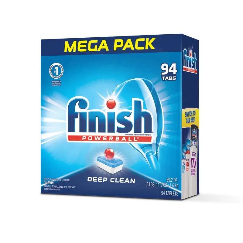 Finish Powerball Fresh Scent Dishmachine Detergent Tablet 376/Case