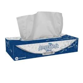 Angel Soft Professional® Facial Tissue 8.4X7.5 IN 2PLY White 1/2 Fold Flat Box Premium 126 Sheets/Pack 30 Packs/Case