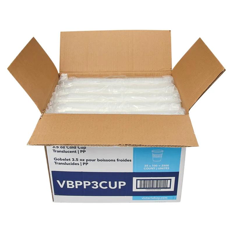 Victoria Bay Cup 3.5 OZ PP Translucent 2500/Case