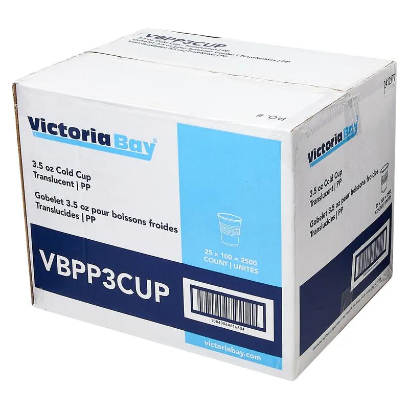 Victoria Bay Cup 3.5 OZ PP Translucent 2500/Case
