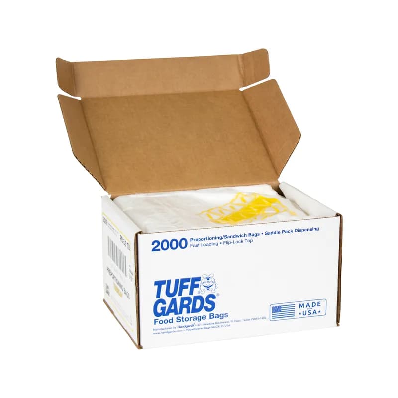 Tuffgards® Bag 6.5X7+1.75 IN 6.5 IN Printed Tuesday High Density Portion Bag 2000/Case