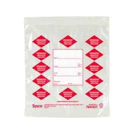 Tuffgards® Bag 6.5X7+1.75 IN 6.5 IN Printed Wednesday High Density Portion Bag 2000/Case