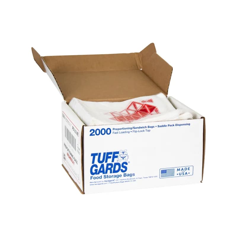 Tuffgards® Bag 6.5X7+1.75 IN 6.5 IN Printed Wednesday High Density Portion Bag 2000/Case