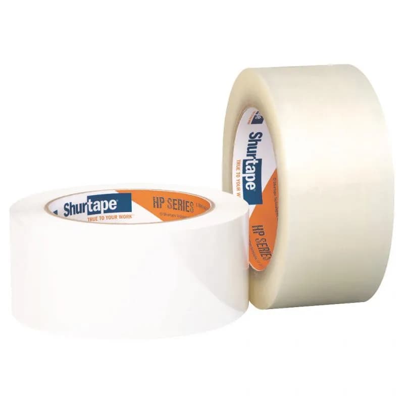 HP 232® Cold Temp Hot Melt Tape 48MM X914M Clear BOPP Rubber Adhesive Medium Duty 20°F to 75°F 6 Rolls/Cs 36 Cs/Pallet