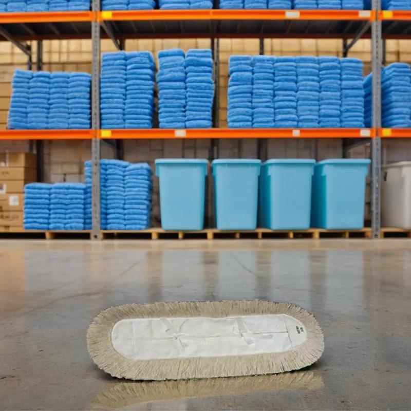 Dust Mop Refill 24X5 IN Natural Cotton 12/Case